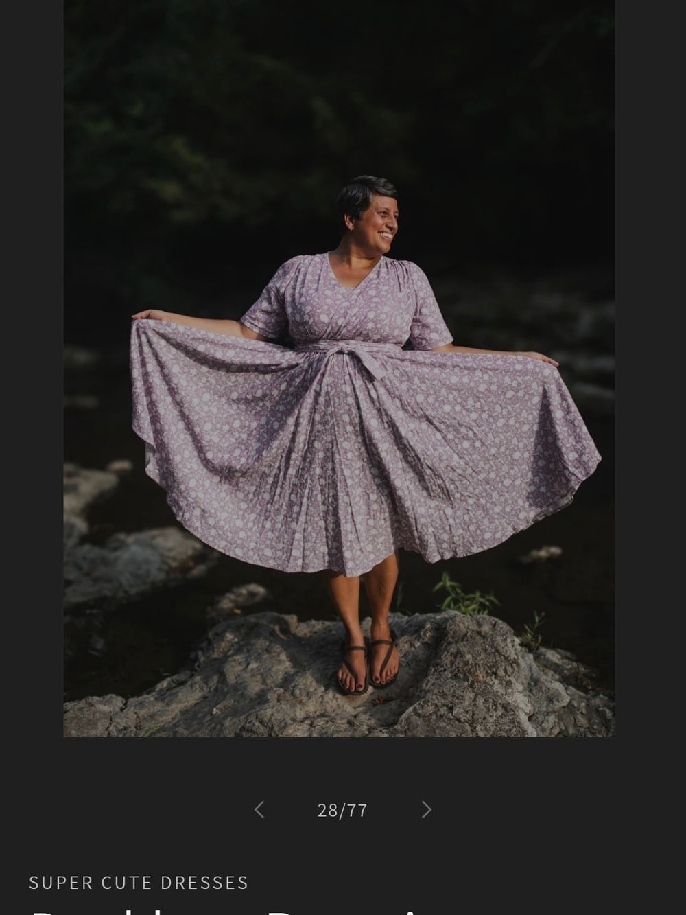 Dusklace Reverie Wildwood Dress By Super Cute Dresses - Picture 3 of 4